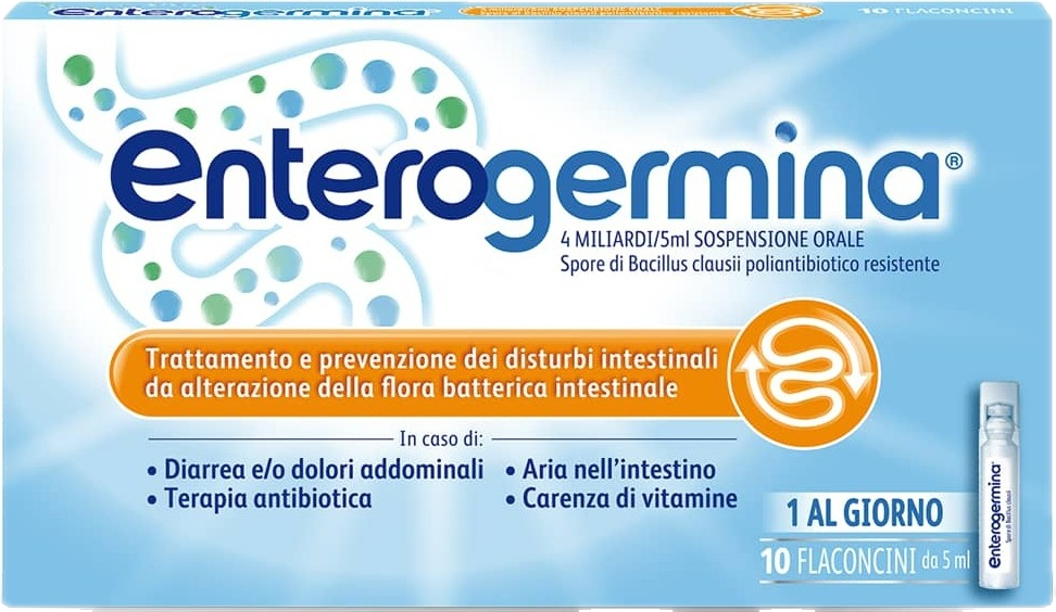 Enterogermina 4 miliardi/5 ml sospensione orale