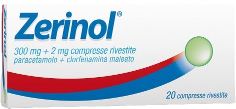 Zerinol 300 mg + 2 mg compresse rivestite
